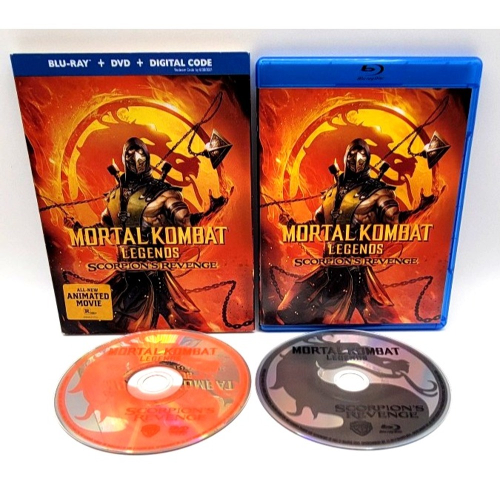 Mortal Kombat‎ Legends: Scorpions Revenge (Blu-ray, DVD) Slipcover